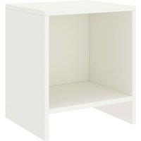 Bedside Cabinet White 35x30x40 cm Solid Pinewood