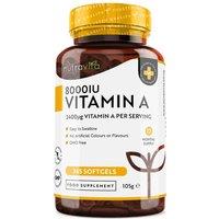 Vitamin A 8000IU 365 Soft Gel Capsules