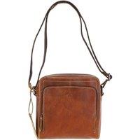 Real Leather Small Messenger Travel Bag