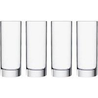 Strauss Long Drink Glasses - Dishwasher Safe, 390 ml - Pack of 4