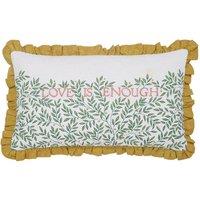 'Love Is Enough' Linen Cushion