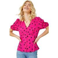 Polka Dot Tea Blouse