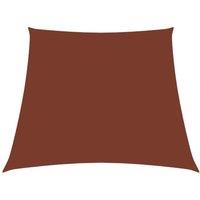 Sunshade Sail Oxford Fabric Trapezium 2/4x3 m Terracotta