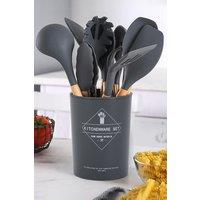 11-piece Silicone Kitchen Utensil Set for Nonstick Cookware