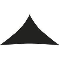 Sunshade Sail Oxford Fabric Triangular 4x4x5.8 m Black
