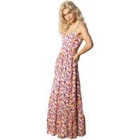 Floral Cross Back Maxi Dress - Ladies Dusk Women