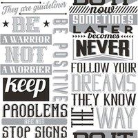 Noordwand Wallpaper Friends & Coffee Words and Letters Black and White