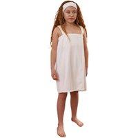 Plain Kids Absorbent Wrap Towel Dress & Headband