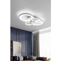 Modern Circular LED Semi Flush Ceiling Light