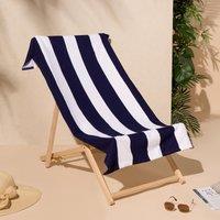 Stripe Towel Bath Quick Dry Summer Travel Microfibre Absorbent Swim