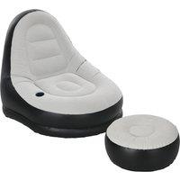 Inflatable Chair and Foot Stool for Gaming, Reading, Watching