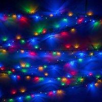 200 LED Christmas Tree Plug In Fairy String Lights In Multi-Coloured