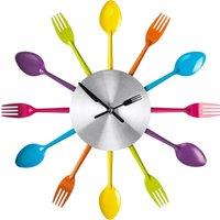 Maison by Premier Multi Coloured Cutlery Wall Clock
