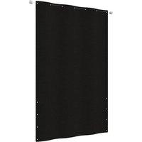 Balcony Screen Black 140x240 cm Oxford Fabric