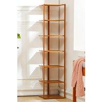 7 Tiers Bamboo Shoe Rack Entryway Hallway Shoe Shelf