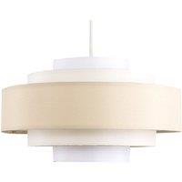 Hampshire 5 Tier Cream Ceiling Pendant Shade