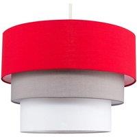 Aztec Pyramid 3 Tiered Red Ceiling Pendant Shade