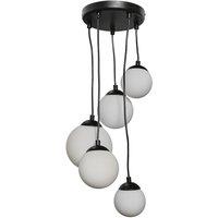 Beauworth 5 Way Matt Black Ceiling Light Pendant