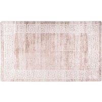 Rug Washable Beige 120x170 cm Anti Slip