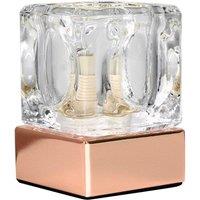 Ice Cube Copper Table Lamp Touch On/Off Dimmable