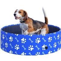 Dog Swimming Pool Foldable Pet Bathing Shower Tub Padding Pool Dia 100cm M