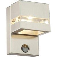 Contemporary Designer PIR Motion Sensor LED Outdoor Stainless Steel Wall Light