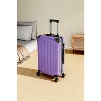 Modern Hardside Spinner Suitcase with Combination Lock, 24" Purple