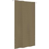 Balcony Screen Taupe 140x240 cm Oxford Fabric