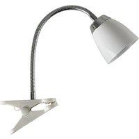 Huey Single White Table Lamp