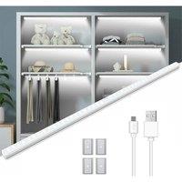 2W Smart Sensor Wardrobe Light, USB Rechargable, 6500K, 42cm