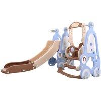 Swing Slide Set with Adjustable Height for Music Playback