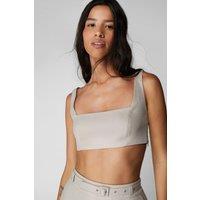 Premium Tailored Twill Bralette