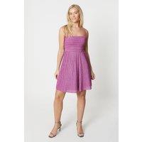 Debut London by Coast Glitter Pleated Mini Dress