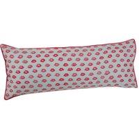 Red Painted Lips Body Pillow