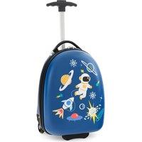16" Kids Carry On Luggage Rolling Portable Travel Hard Shell Suitcase W/ Wheels