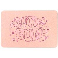 Cutie Bum Pink Stone Non Slip Bath Mat