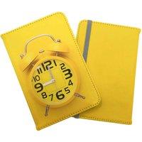 Yellow Alarm Clock Passport Cover