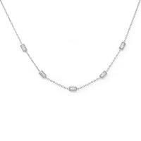 Rectangle Necklace - Silver