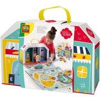 Petits Pretenders Children's Shopping District Play Suitcase and Play Mat