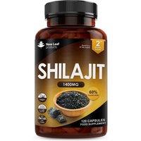 Shilajit Capsules 1400mg with 60% Fulvic Acid - 120 High Strength Shilajit Capsules