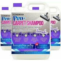 Carpet Cleaning Shampoo Odour Remover Lavender Fragrance 3 x 5L