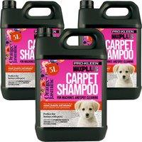 Carpet Cleaning Shampoo Odour Remover Orange & Jasmine Scent 3 x 5L