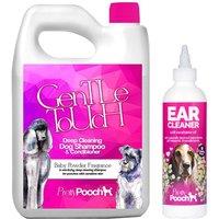 Baby Powder Dog Sensitive Skin Shampoo 2L & Dog Ear Cleaner 250ml