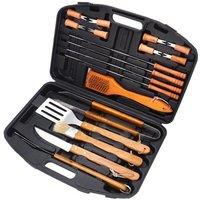 18 Pieces Barbecue Accessories Grill Tool Kit