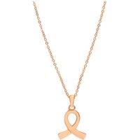 Gift Packaged 'Anson' 18ct Rose Gold Plated 925 Silver Ribbon Design Necklace