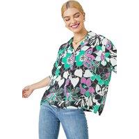 Relaxed Floral Print Shirt