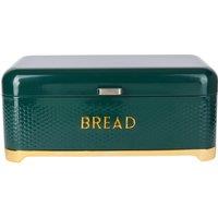 Bread Bin in Lush Green with Textured Finish Vintage