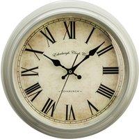 Interiors by Premier Vermont Grey Plastic Wall Clock