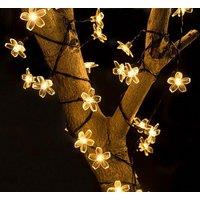 7 Metres 50 Lamps Warm White Sakura Solar Camping Light String