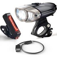 Rechargeable Bike Lights Set Waterproof 3000mah